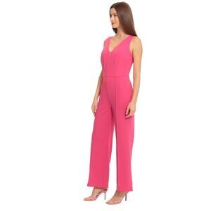Maggy London hot pink jumpsuit size 0